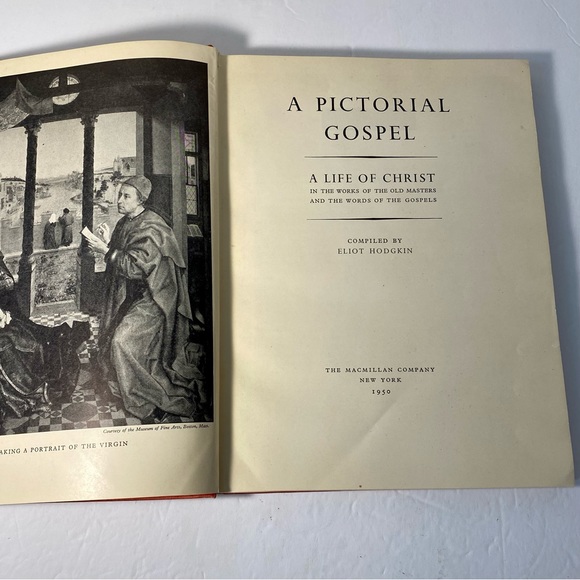 Vintage - A Pictorial Gospel: A Life of Christ - Eliot Hodgkin , Hardback 1950 - Picture 6 of 10